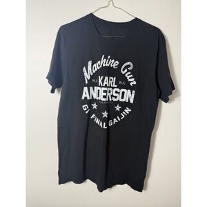 Machine Gun‎ G1 Final Gaijin Karl Anderson Shirt L Rare WWE AEW